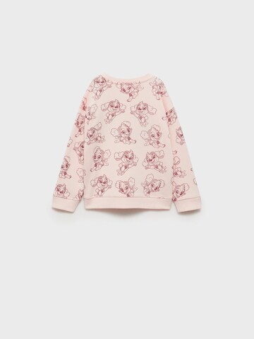 MANGO KIDS Sweatshirt 'PAWSKY' i pink