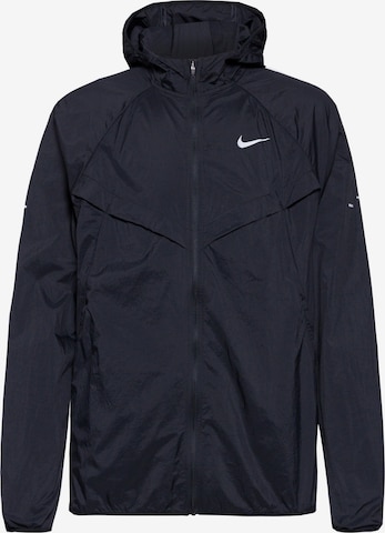 Geacă sport 'Stride' de la NIKE pe negru: față