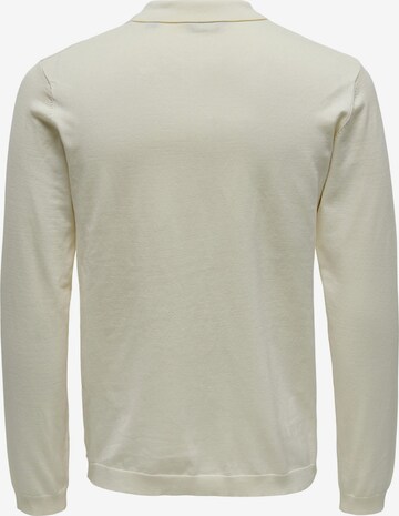 Pull-over 'WYLER' Only & Sons en blanc