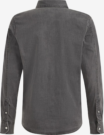 WE Fashion - Ajuste estrecho Camisa en gris