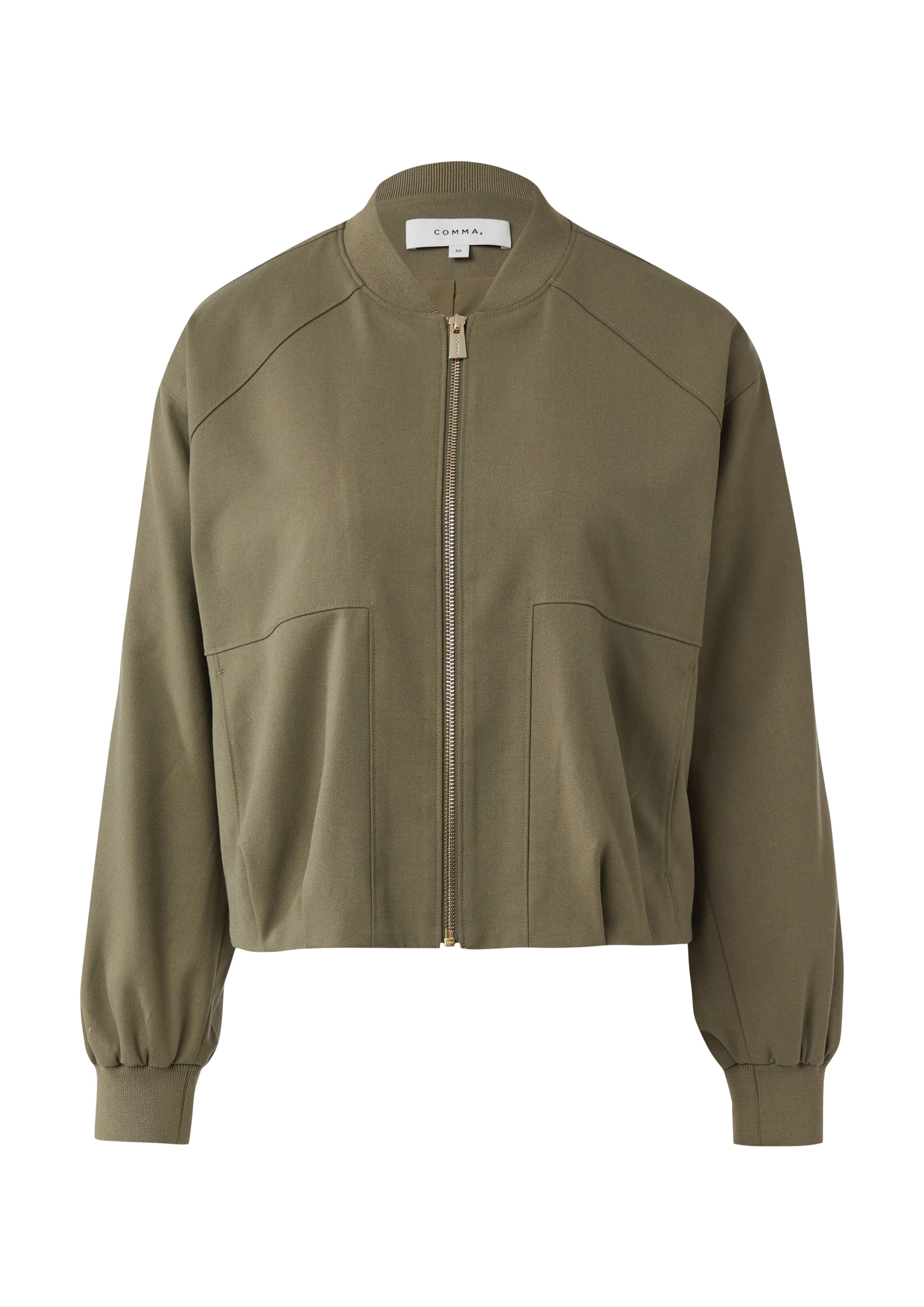 COMMA Tussenjas in Groen: voorkant