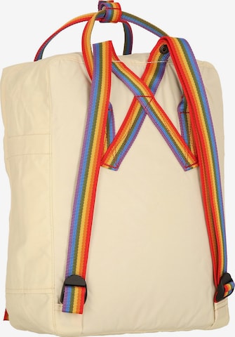 Fjällräven Backpack 'Kanken Rainbow' in Beige