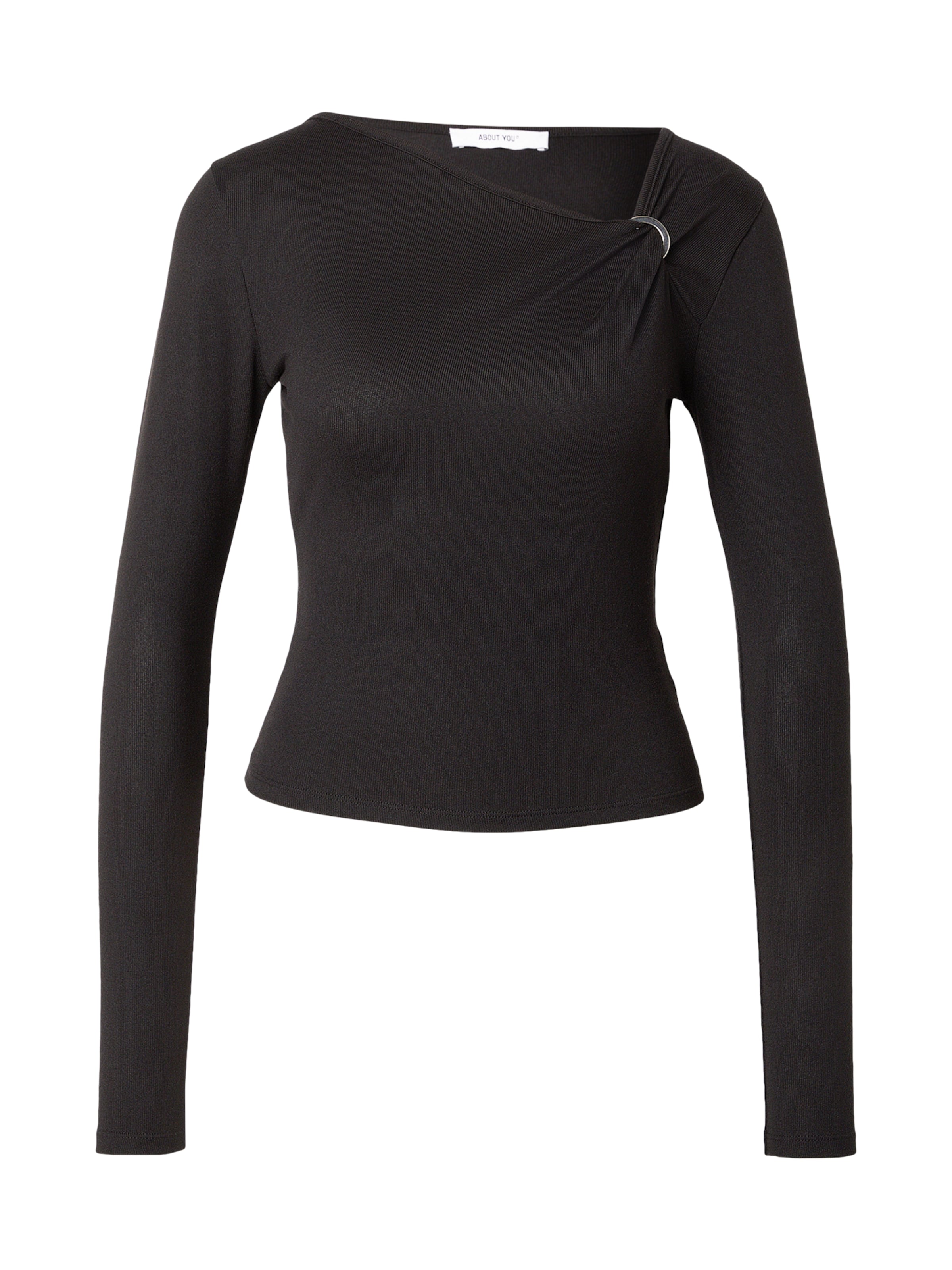 ABOUT YOU - Camiseta 'Charlie' en negro: frente