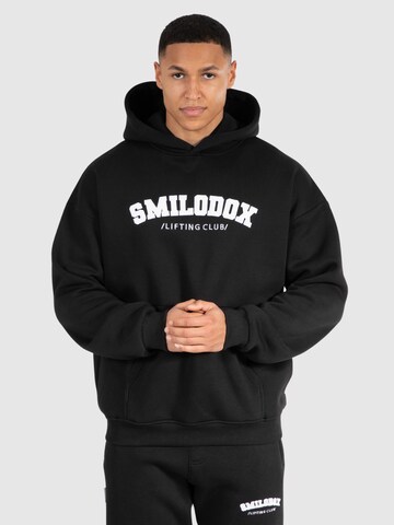 Smilodox Sweatshirt 'Harden' in Zwart: voorkant