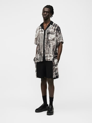 Carlo Colucci Comfort Fit Hemd 'Feig' in Grau