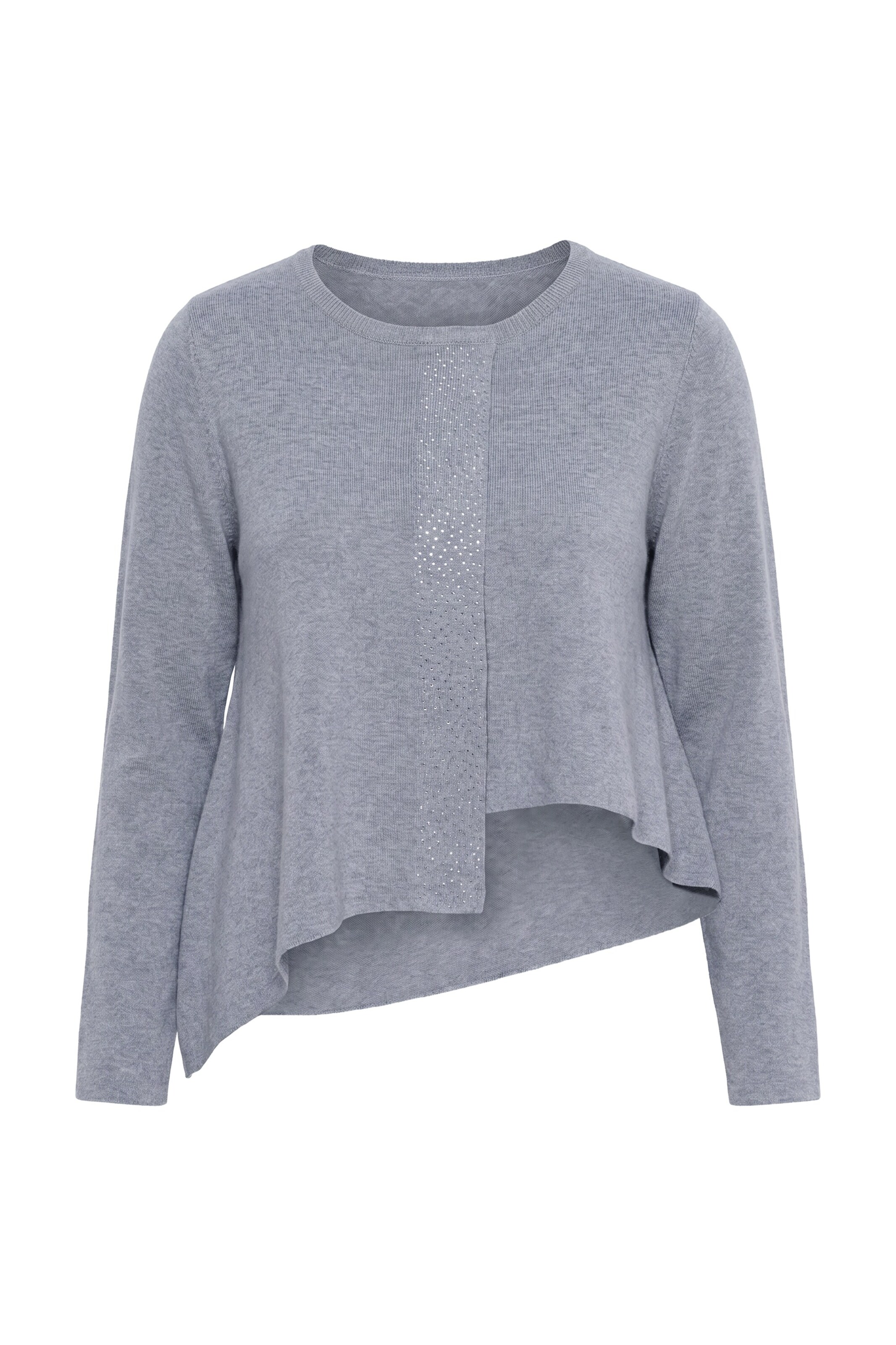 Ulla Popken Pullover in Grau: Vorderseite
