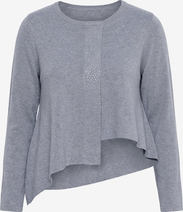 Ulla Popken Pullover in Grau: Vorderseite