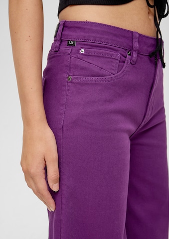 Wide Leg Jean 'Catie' QS en violet