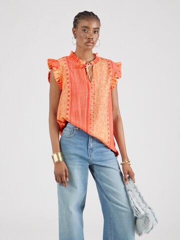 Freequent - Blusa 'BLASE' en naranja: frente