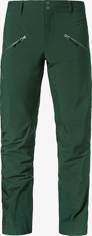 Regular Pantalon outdoor 'Milagle' Schöffel en vert : devant