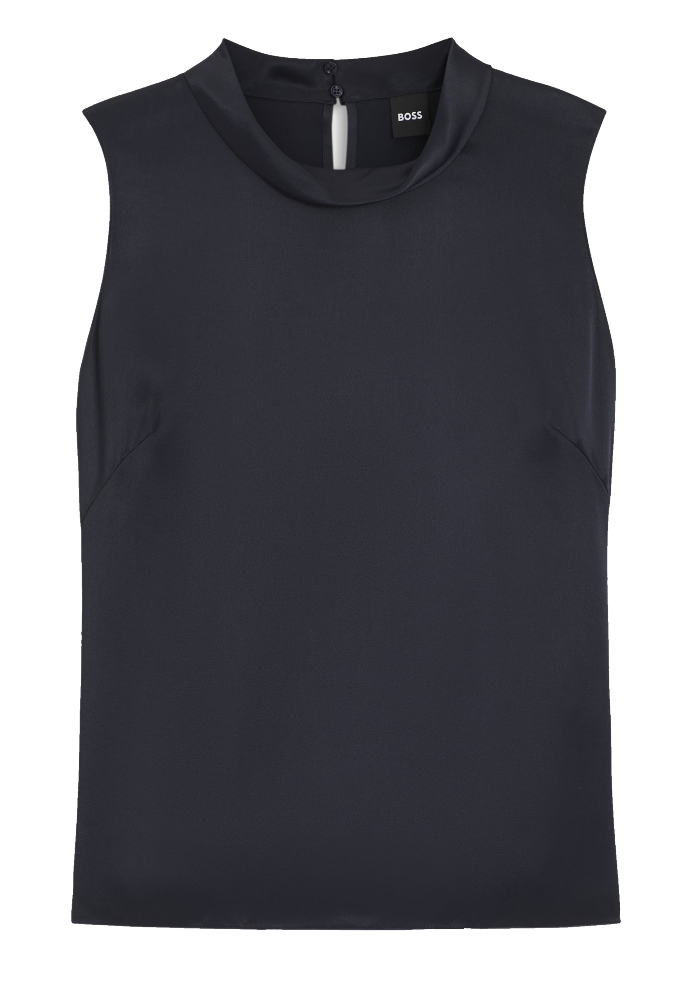 BOSS Blouse 'Baurina' in Blue: front