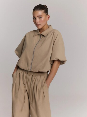Refined Department Tussenjas in Beige: voorkant