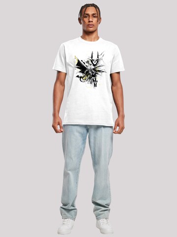 F4NT4STIC Shirt 'DC Comics Batman Batface Splash' in White