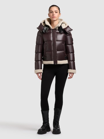 Veste d’hiver 'Nessie2' khujo en marron
