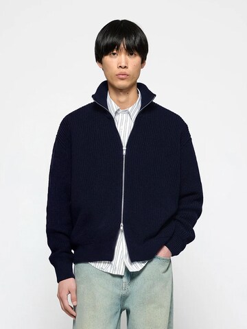 Burocs Strickjacke 'Zip'‌‌‌‌‌ in Blau