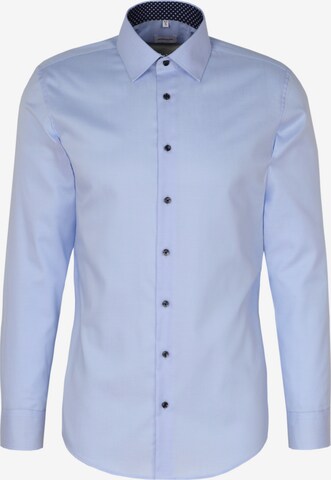 SEIDENSTICKER Regular fit Zakelijk overhemd in Blauw: voorkant