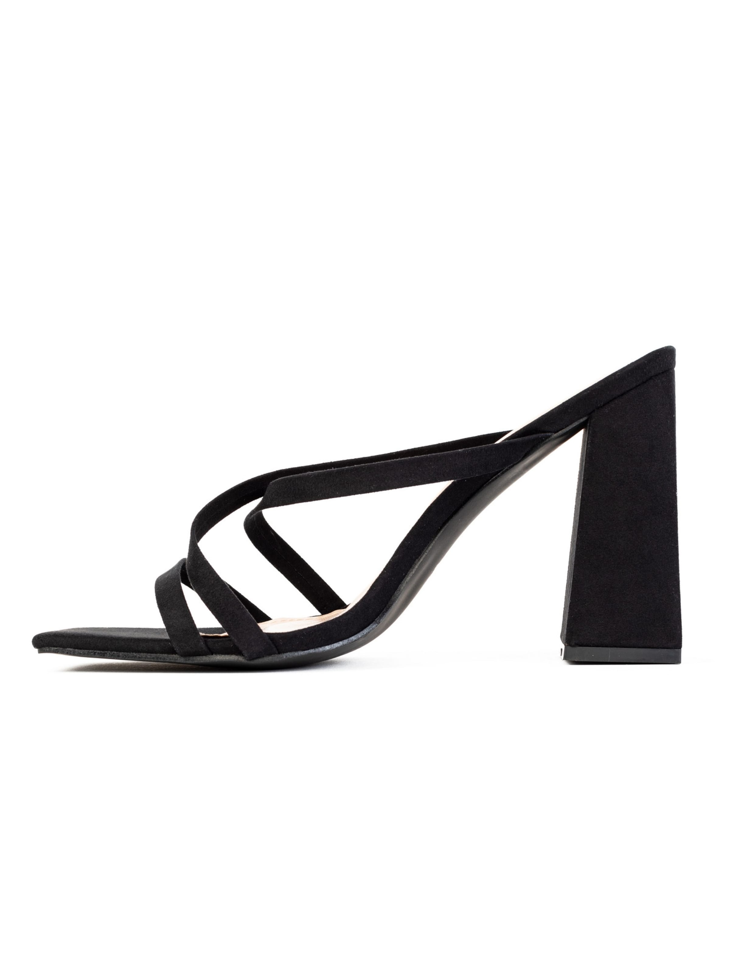 Mule 'Cybill' Celena en noir : devant