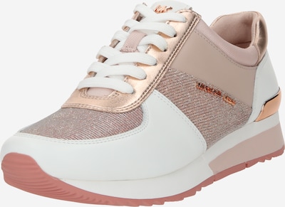 MICHAEL Michael Kors Platform trainers 'ALLIE' in Gold / Rose gold / Powder / Off white, Item view