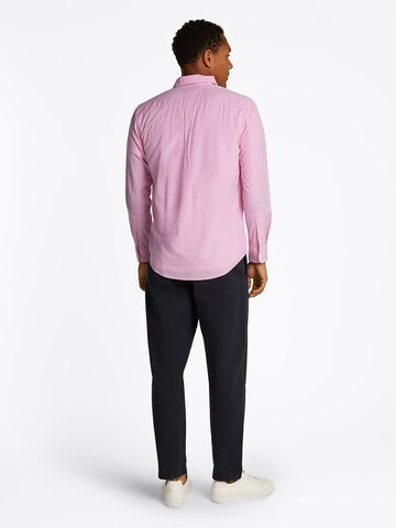 TOMMY HILFIGER Regular fit Overhemd 'Flex' in Roze