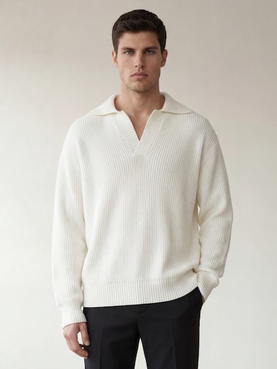 ARMIE Svetr 'The Dylan Oversize Knit' ve velikosti S - krémová / bílá, Produkt