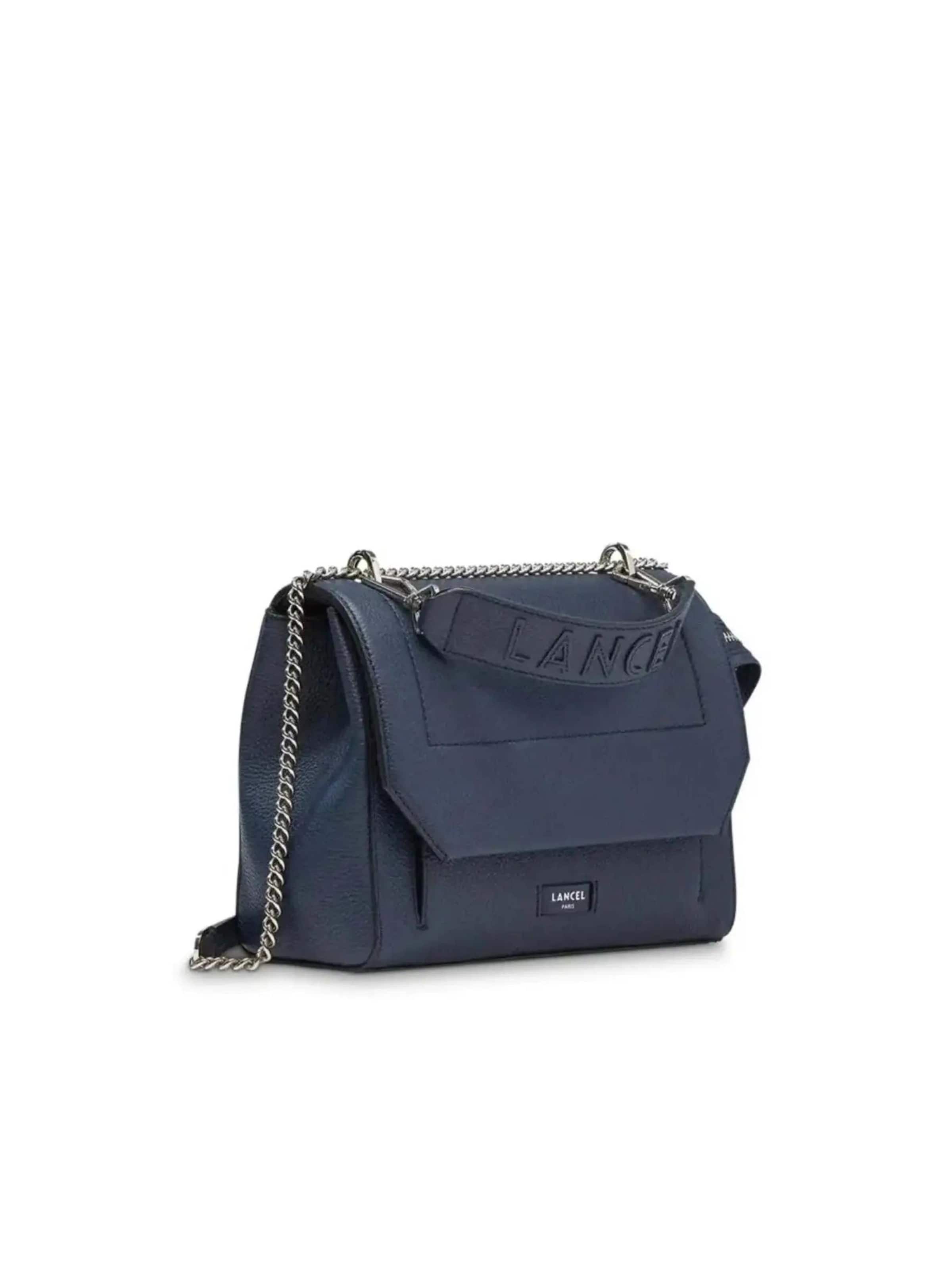 Borsa a spalla 'Sac Rabat M Lancel Ninon Bleu' di Lancel in blu