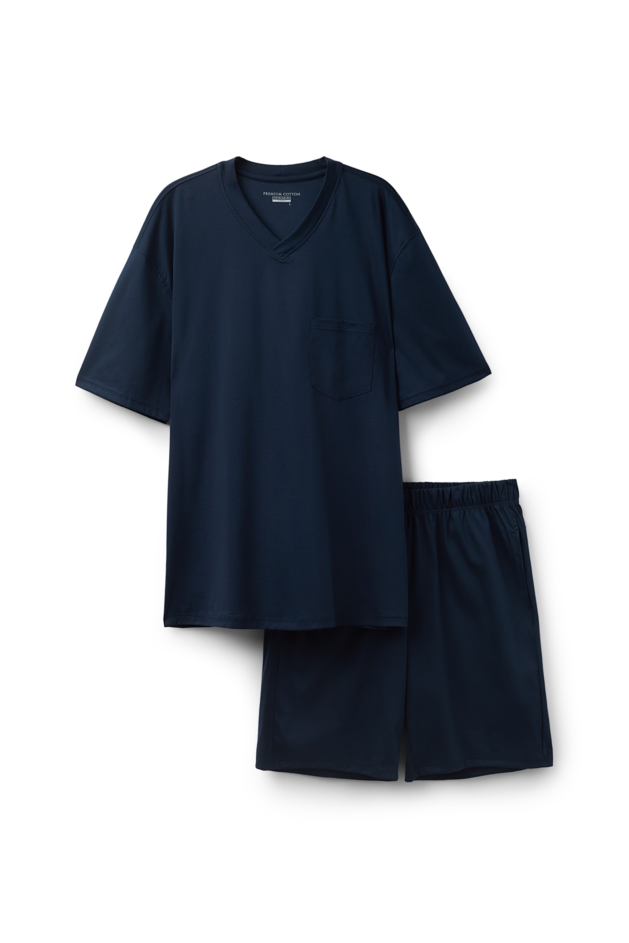 IUMAN Intimissimi Uomo Short Pajamas in Blue: front