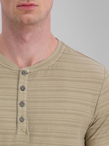 TIMEZONE T-Shirt 'Henley' in Grün