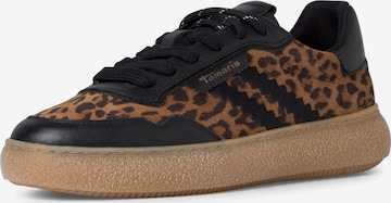 Sneaker low de la Tamaris pe maro: față