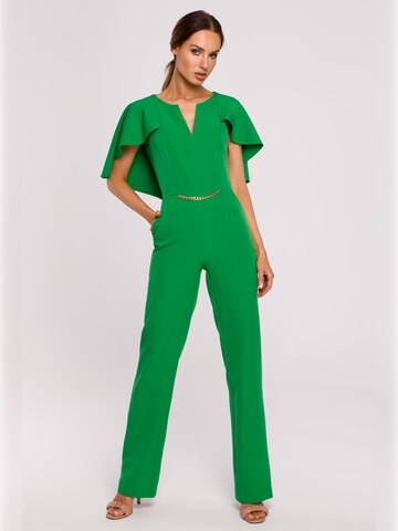 made of emotion - Jumpsuit ' M670 ' en verde: frente