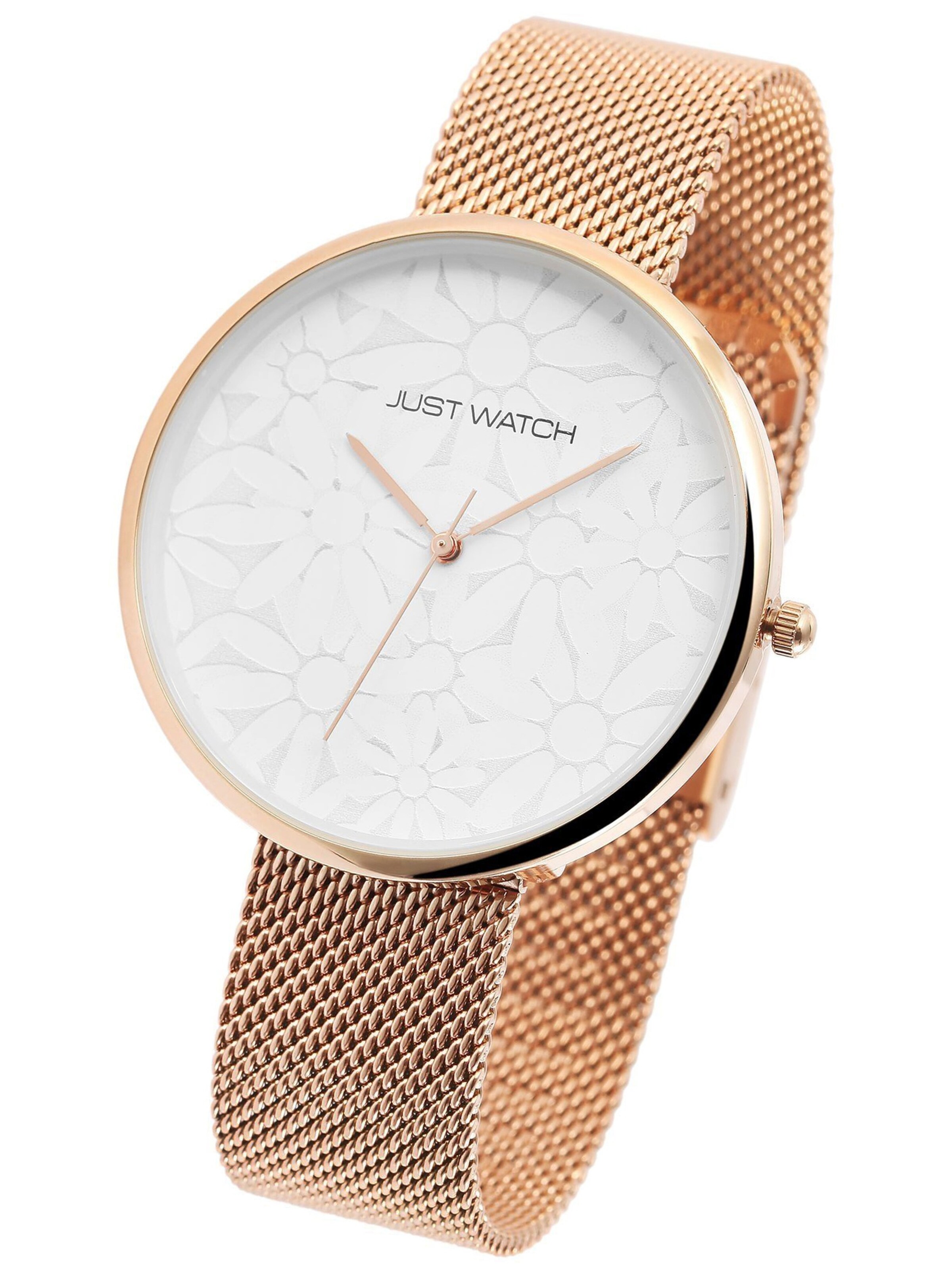 Just Watch Analog Watch 'Floriane, 3 ATM' in Gold: front