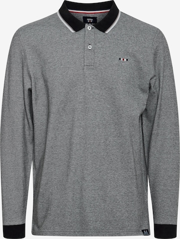 FQ1924 Poloshirt 'Emiljan' in Schwarz: predná strana