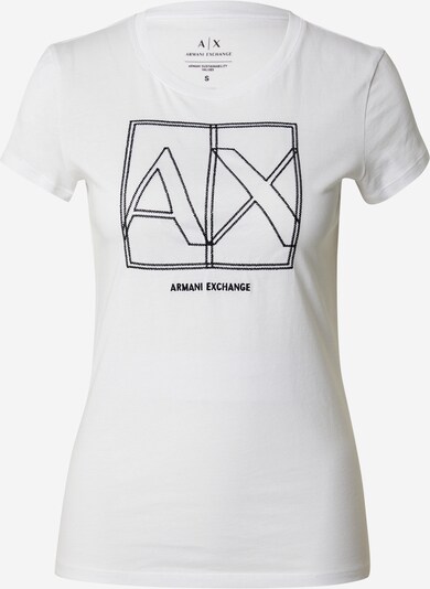 ARMANI EXCHANGE Shirts i sort / hvid, Produktvisning
