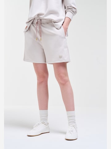 Loosefit Pantalon de sport Colmar en beige : devant