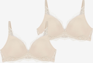TRIUMPH Soft-BH ' Amourette Charm ' in Beige: Vorderseite