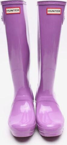 HUNTER Dress Boots in 38 in Purple