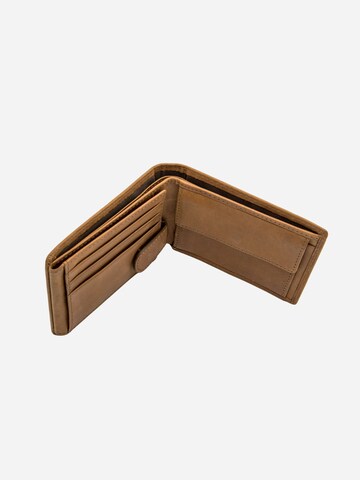 NEGOTIA Leather Wallet 'Folden' in Brown