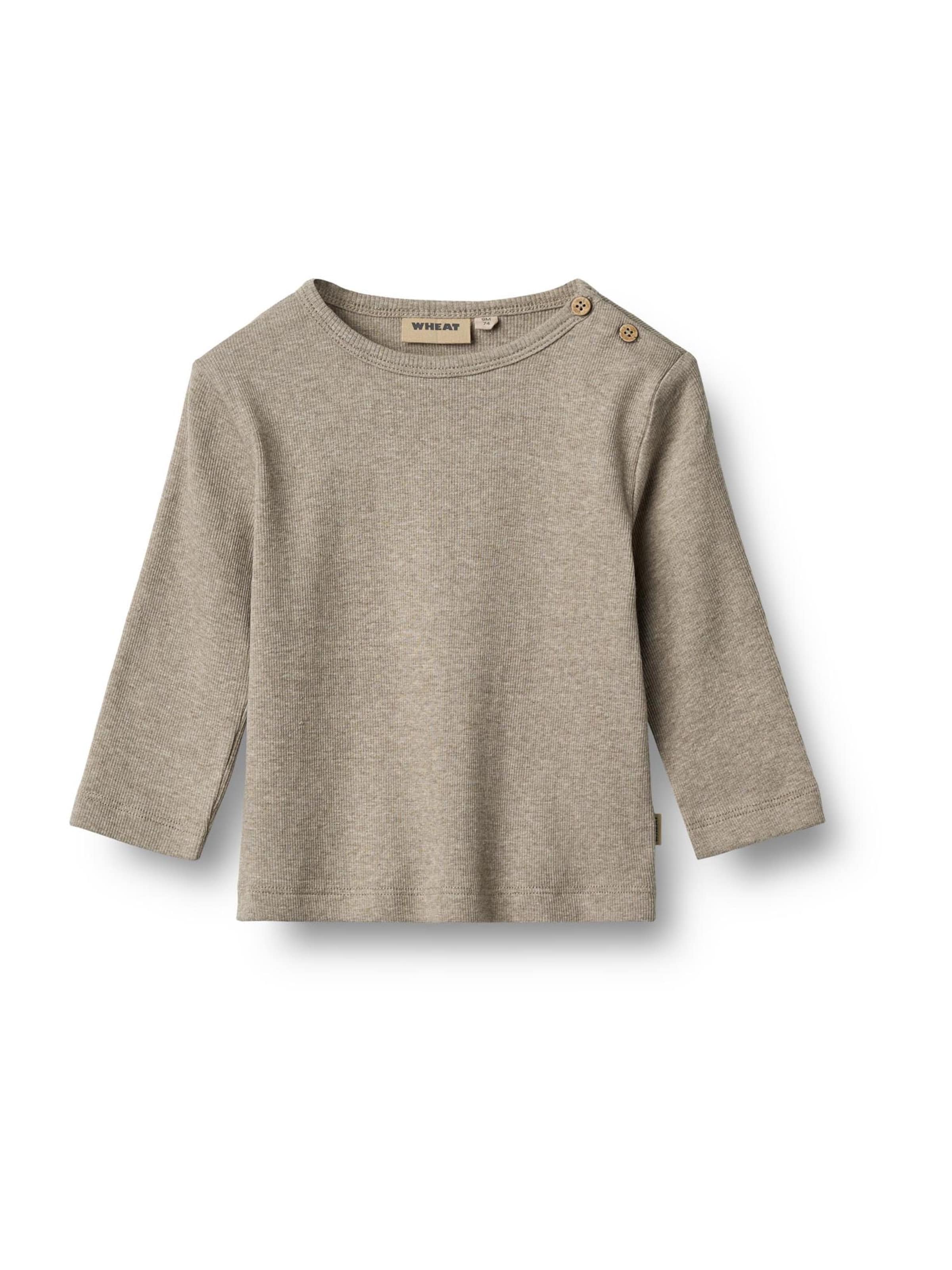 WHEAT Tričko – šedá: přední strana