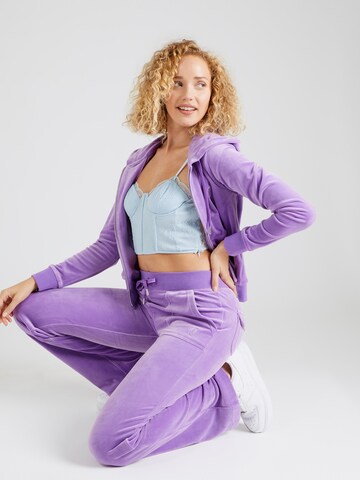 Juicy Couture Regularen Hlače 'DEL RAY' | vijolična barva