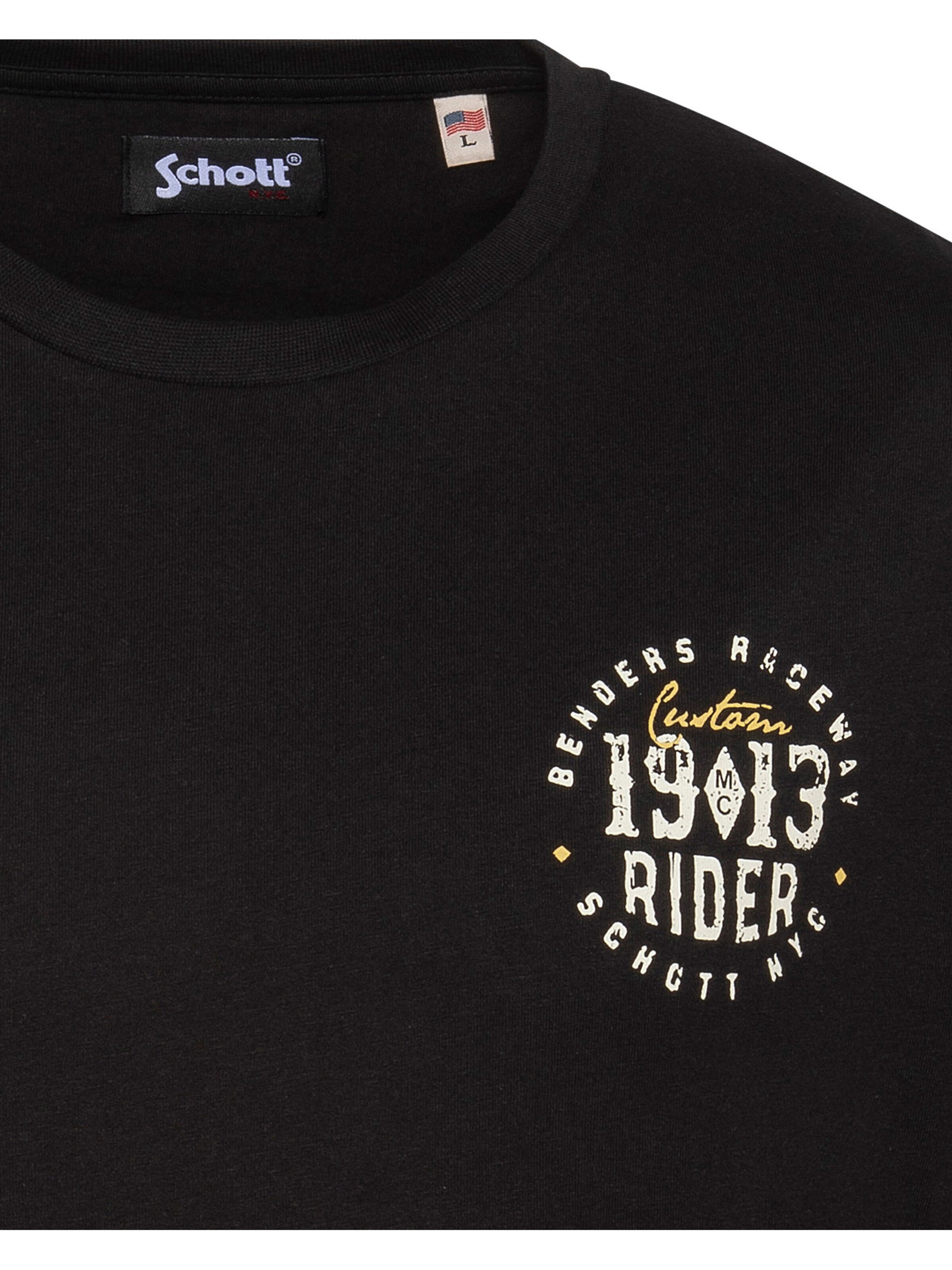 Schott NYC Shirt in Black