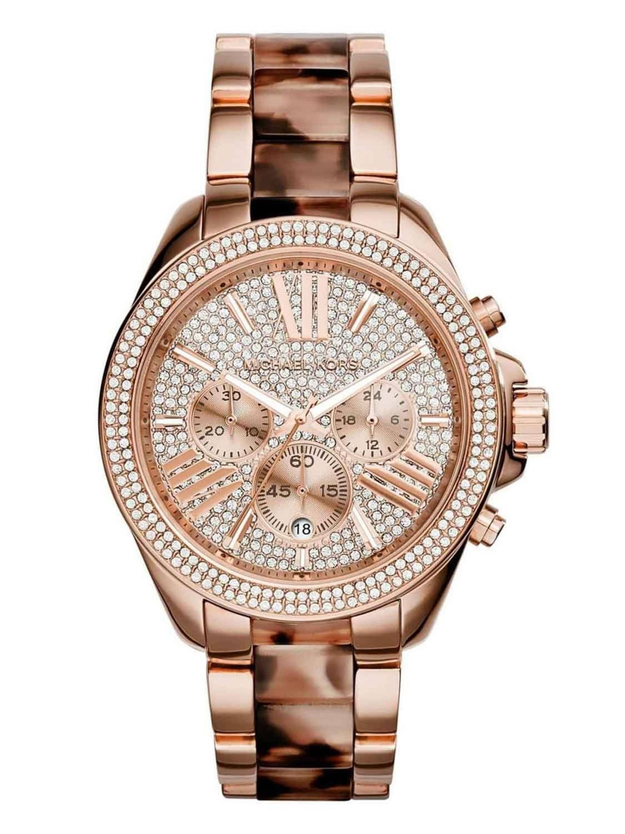 Michael Kors Αναλογικό ρολόι 'Michael Kors Wren MK6159' σε χρυσό: μπροστά