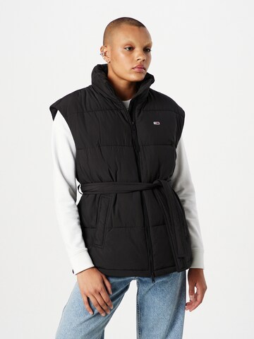 Gilet di Tommy Jeans in nero: frontale