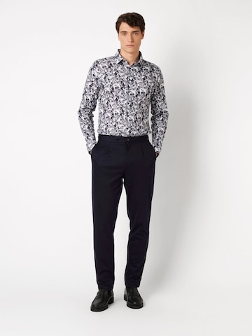 DESOTO Slim Fit Bügelfreies Slim-Fit Jerseyhemd in Mischfarben