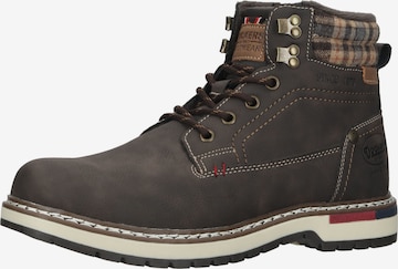 Dockers by Gerli Lace-Up Boots in Brown: front