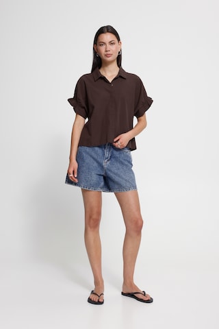 Chemisier 'SAMI' ICHI en marron