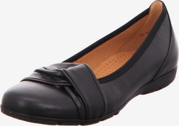 GABOR Ballet Flats in Black: front