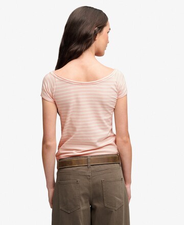Superdry & Co Shirt 'Bardot' in Roze