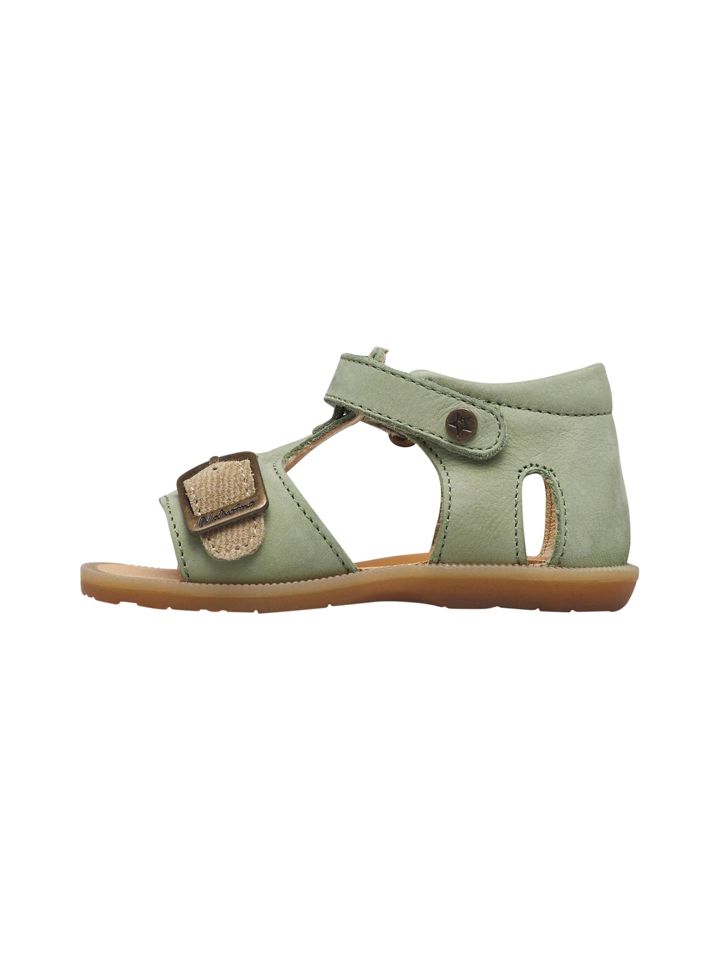NATURINO Offene Schuhe 'QUARZO'‌‌‌‌‌‌‌‌ in Grün: Vorderseite