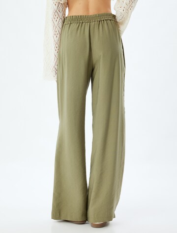 Koton Wide leg Trousers in Green