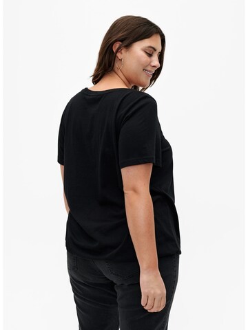 T-shirt 'Donna' Zizzi en noir