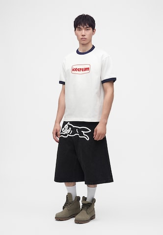 Billionaire Boys Club Wide leg Τζιν 'RUNNING DOG TRIPLE SCOOP' σε μαύρο